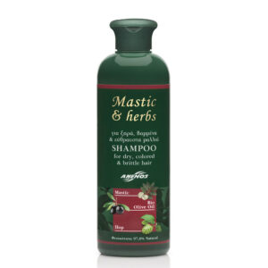 Σαμπουάν με λυκίσκο για ξηρά ή βαμμένα / ταλαιπωρημένα μαλλιά Mastic & herbs 300ml
